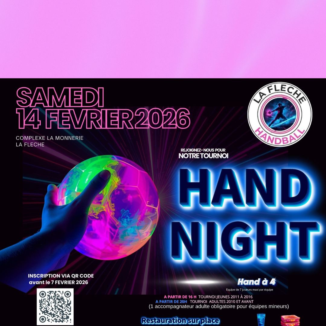 Hand Night La Flèche 2026