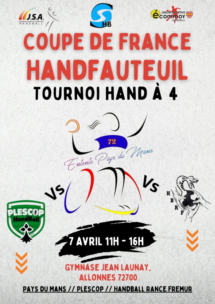 Handball Coupe De France Hand à 4 Fauteuil