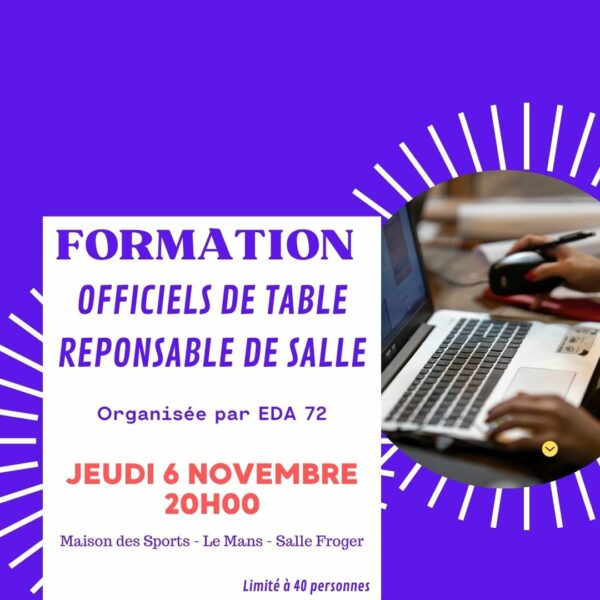 Formation Officiel Table 2025